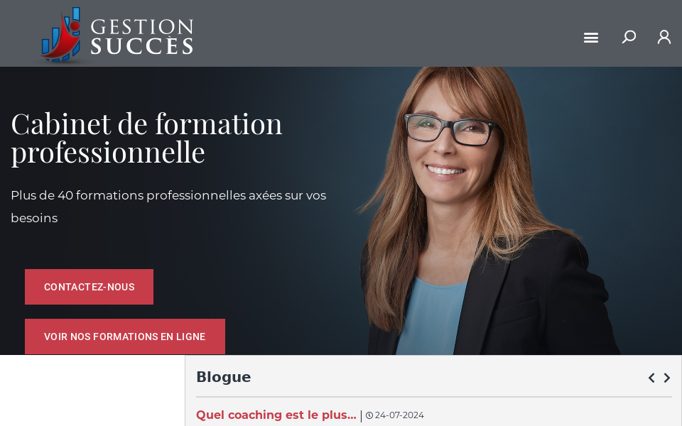 gestionsucces.ca/ screen capture