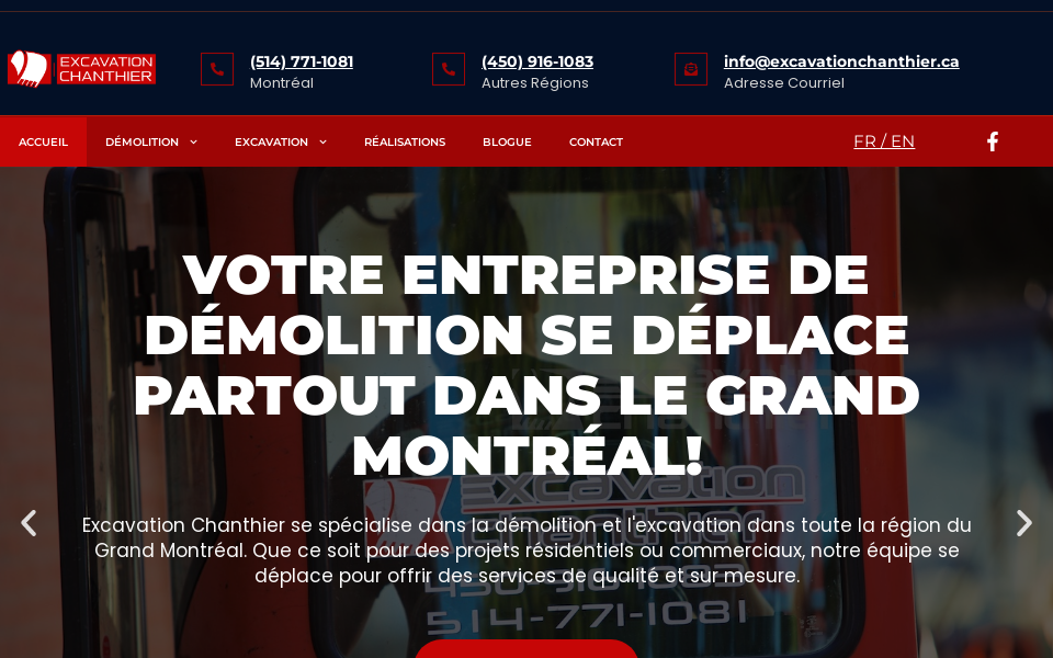 excavationchanthier.ca/ screen capture