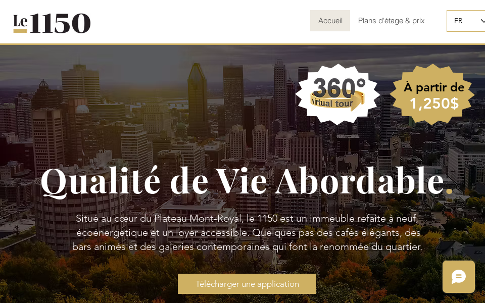 fr.le1150.ca/ screen capture