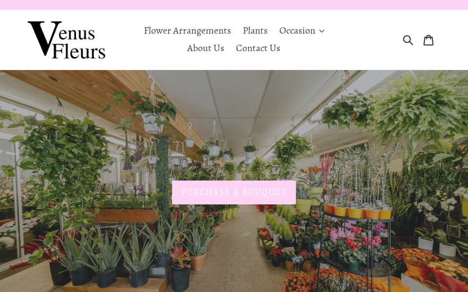 venusfleurs.myshopify.com/ screen capture