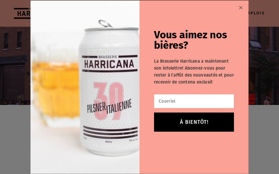 brasserieharricana.com/ screen capture