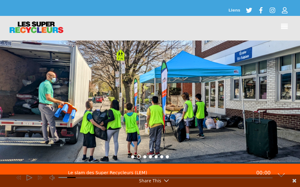 www.superrecycleurs.com/ screen capture
