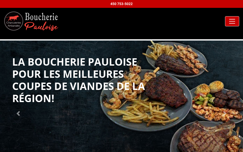 laboucheriepauloise.com/ screen capture