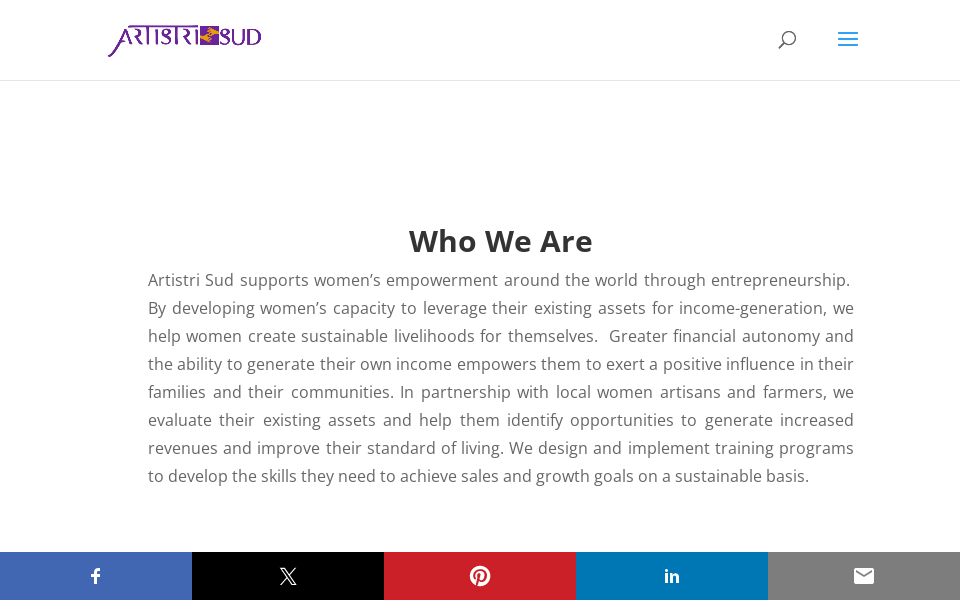 artistrisud.org screen capture