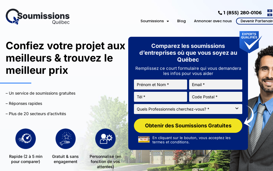 soumissionsquebec.ca/ screen capture