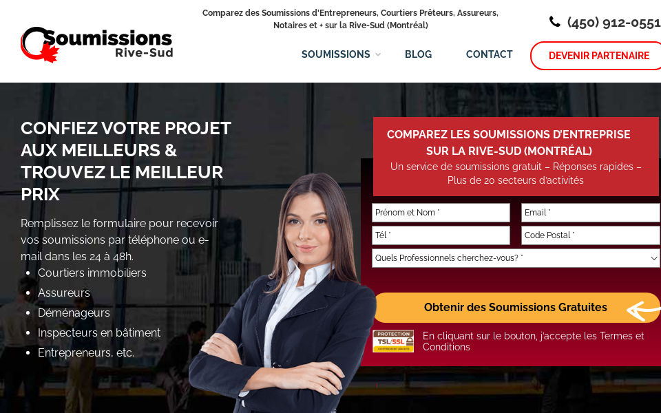 soumissionsrive-sud.ca/ screen capture