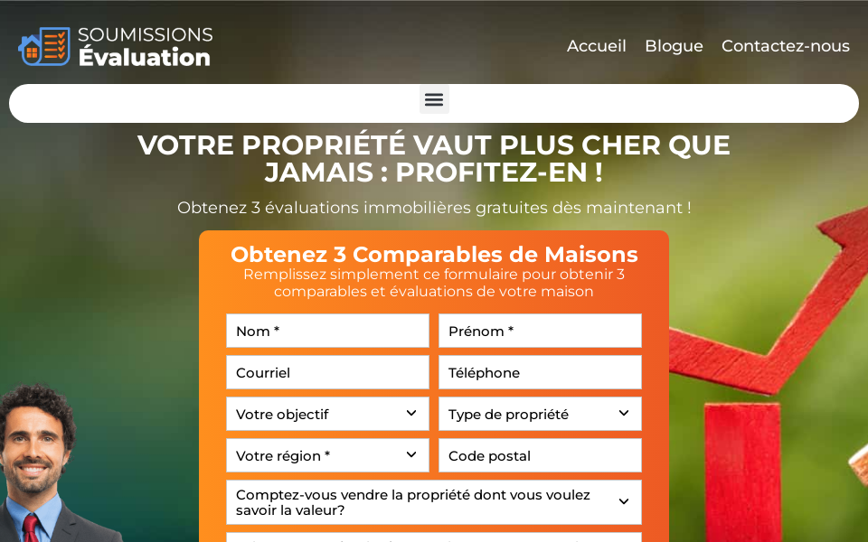 soumissionsevaluation.ca screen capture