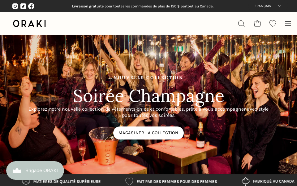 oraki.ca/ screen capture