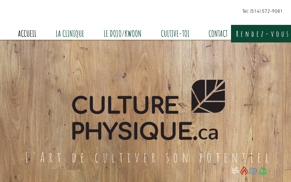www.culturephysique.ca/ screen capture