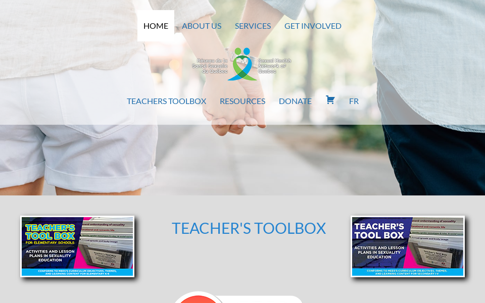 shnq.ca/ screen capture