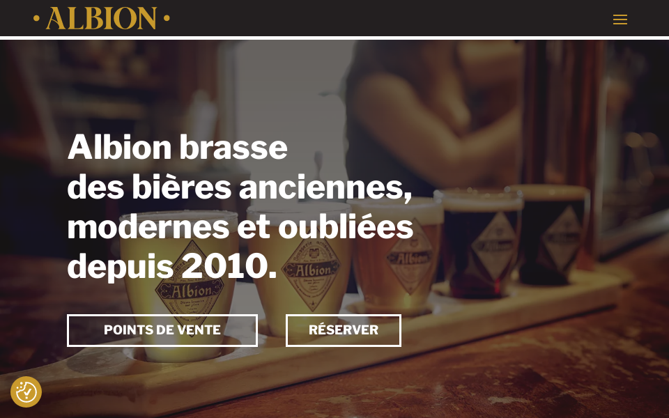 www.brasseriealbion.com/ screen capture
