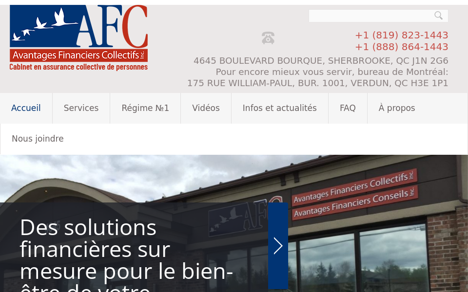 avantagesfinanciers.com/ screen capture