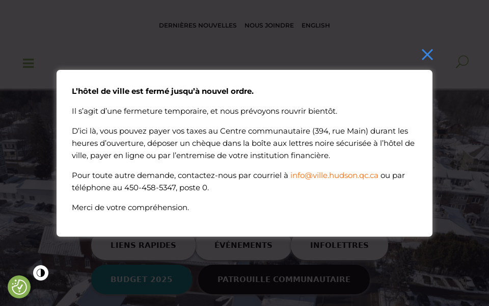 hudson.quebec/ screen capture