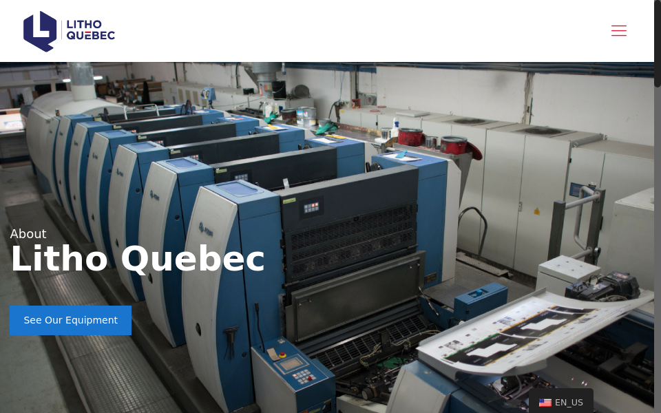 www.lithoquebec.com/ screen capture