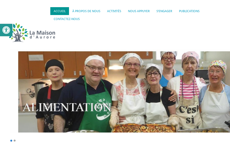 maisonaurore.org/ screen capture