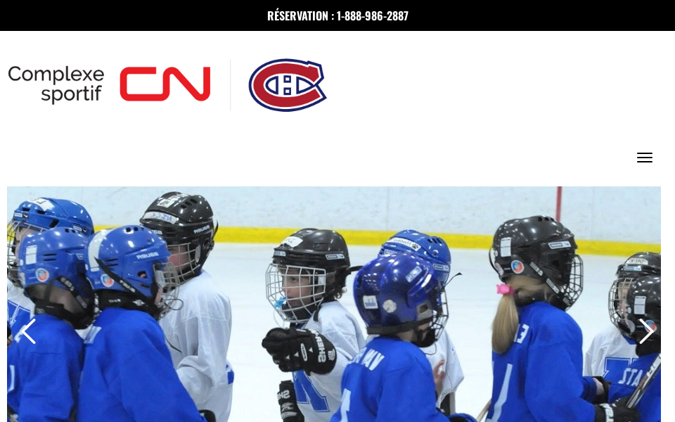 complexesportifcn.com/ screen capture