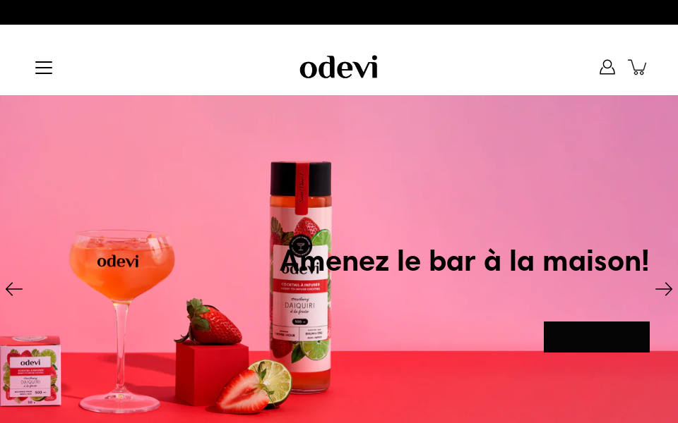 odevicocktails.com/ screen capture