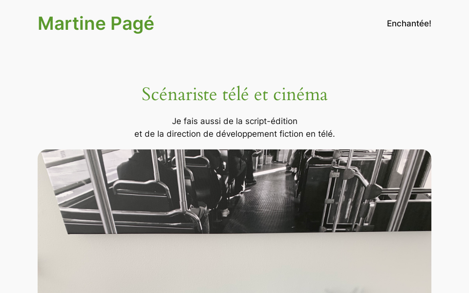 martinepage.com/ screen capture