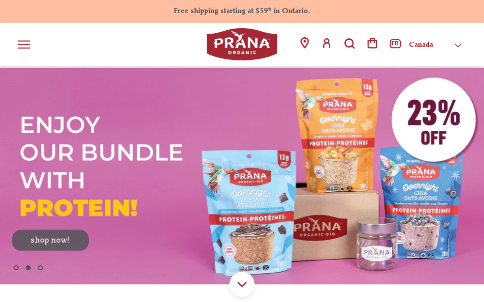 pranafoods.ca/ screen capture