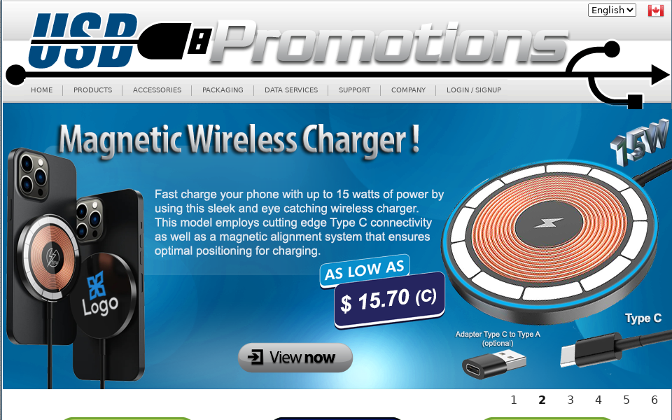 www.usbpromotions.ca/ screen capture