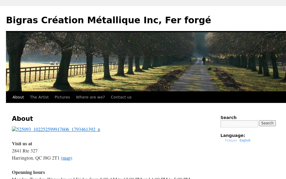 bigrasmetal.com/ screen capture