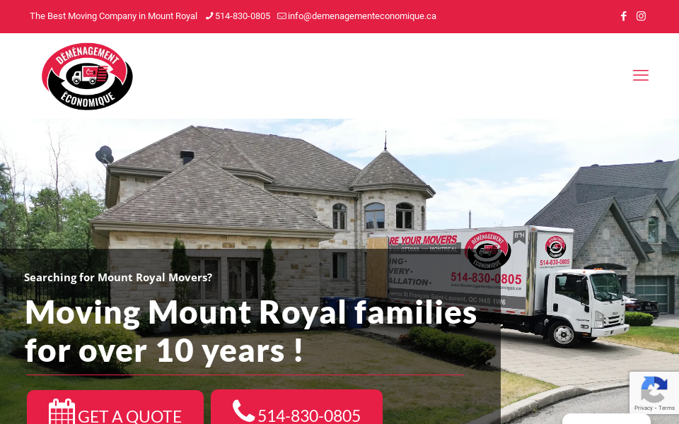 mountroyalmovers.ca/ screen capture