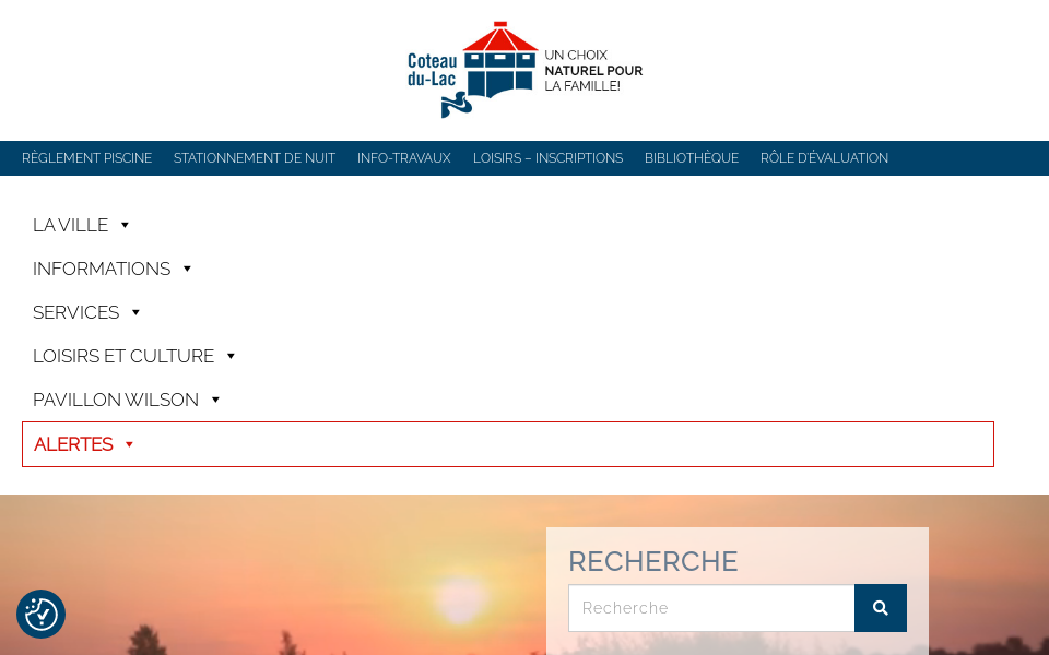 coteau-du-lac.com/ screen capture