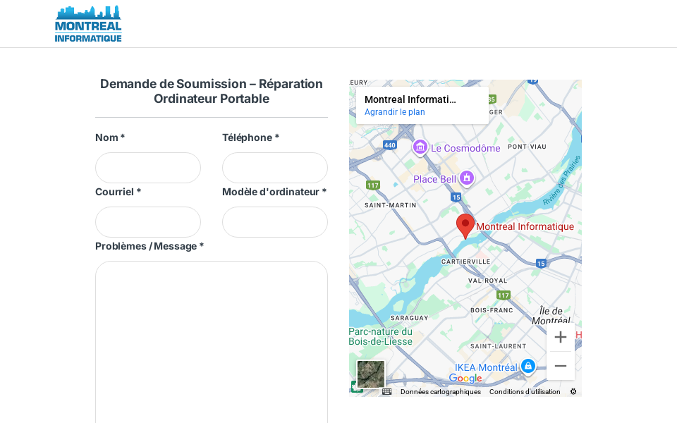 montrealinformatique.com/ screen capture