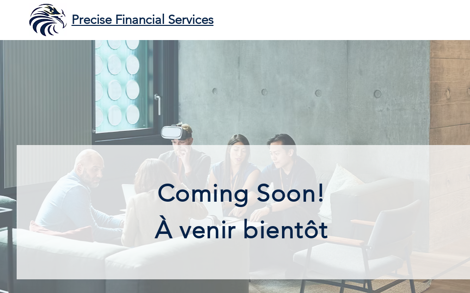 precisefinancial.com/ screen capture