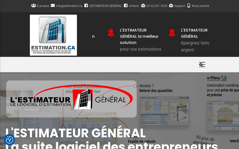 www.estimation.ca/ screen capture