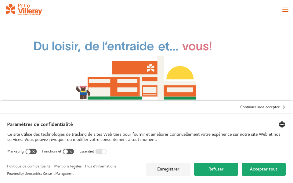 patrovilleray.ca/ screen capture