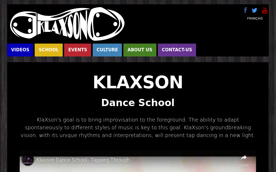 www.klaxson.com/ screen capture