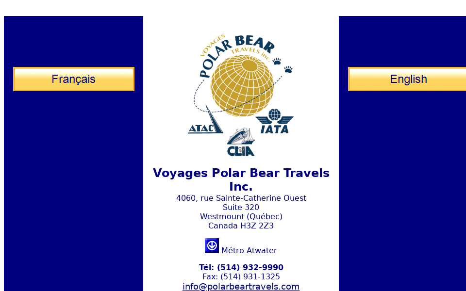 polarbeartravels.com/ screen capture