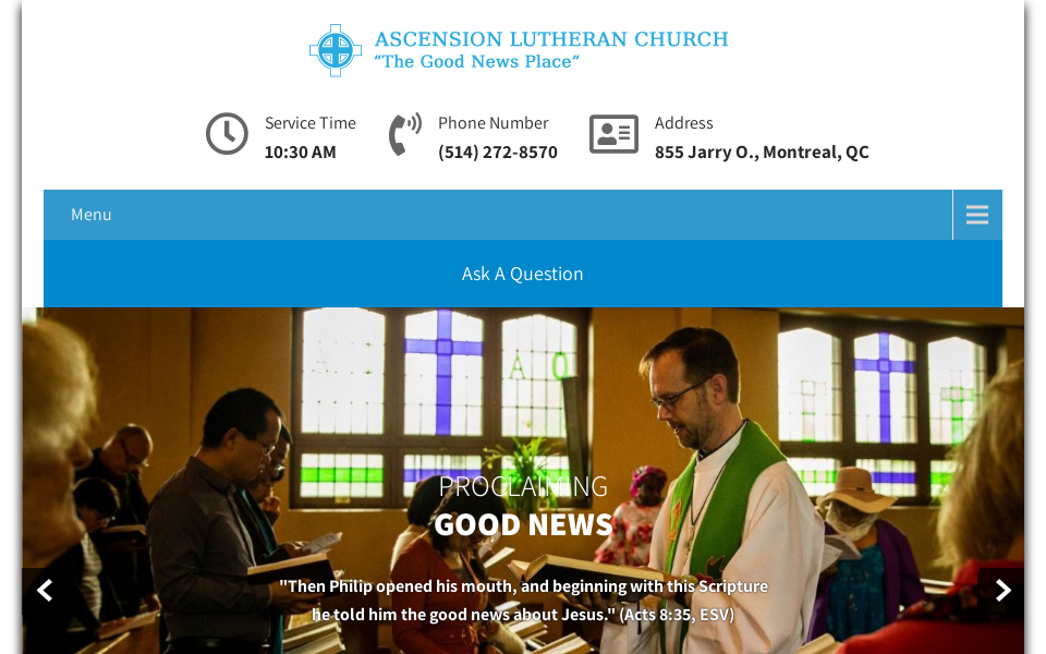 ascensionlutheran.ca/ screen capture