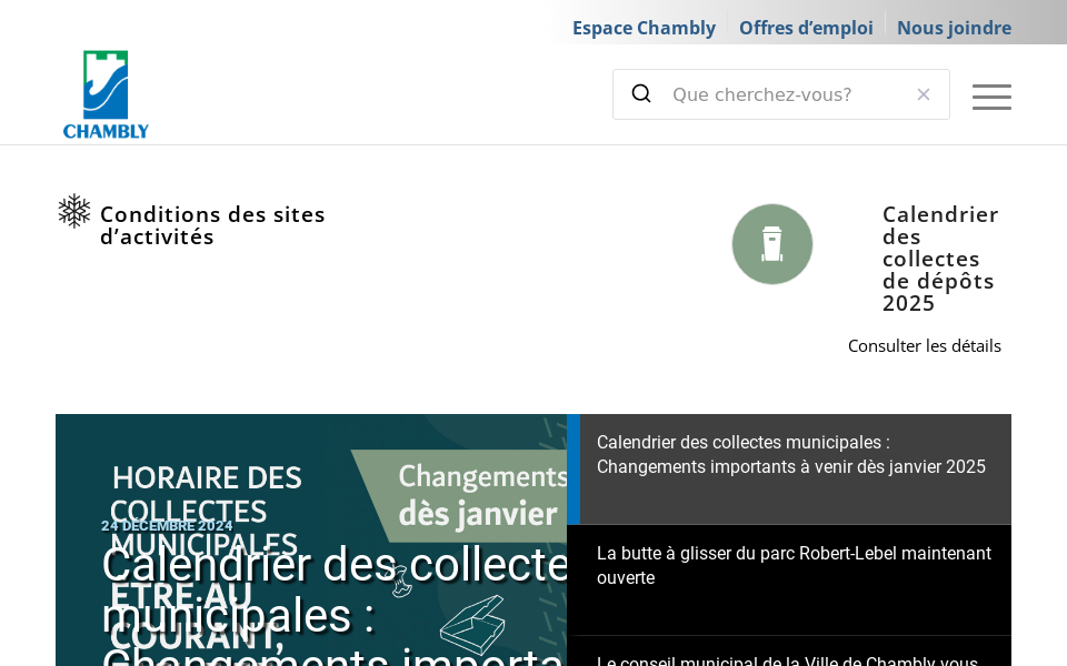 ville.chambly.qc.ca/ screen capture