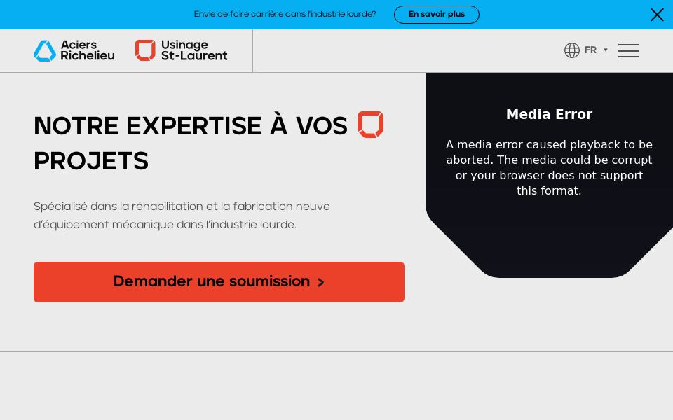 www.aciers-richelieu.com/ screen capture