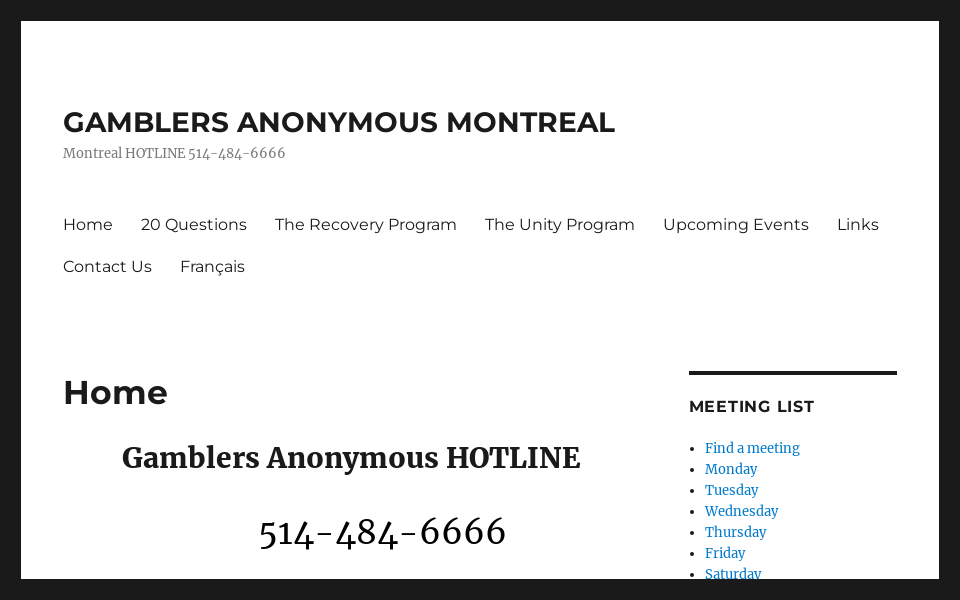 gamontreal.ca/ screen capture