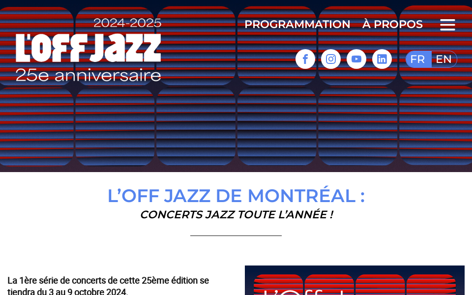 www.lofffestivaldejazz.com/ screen capture
