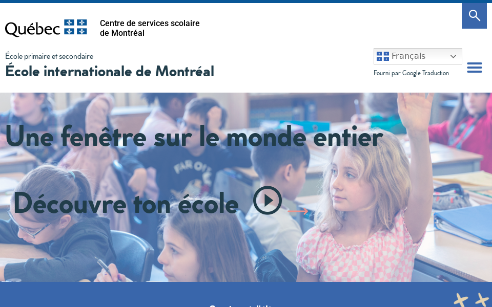 ecole-internationale.cssdm.gouv.qc.ca/ screen capture