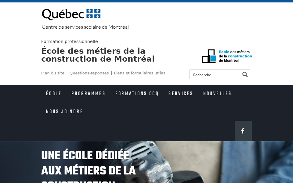ecole-metiers-construction.cssdm.gouv.qc.ca/ screen capture