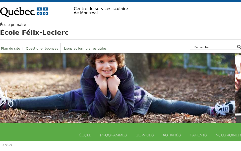 felix-leclerc.cssdm.gouv.qc.ca/ screen capture