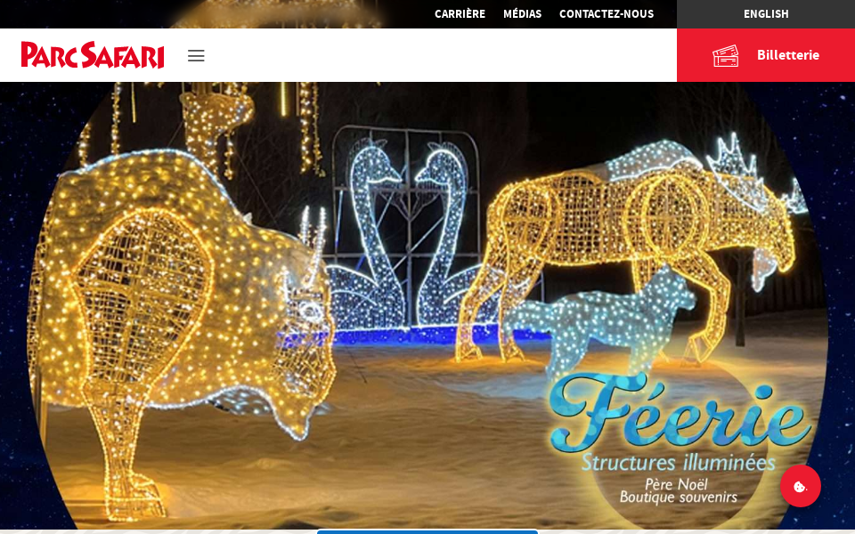 parcsafari.com/ screen capture