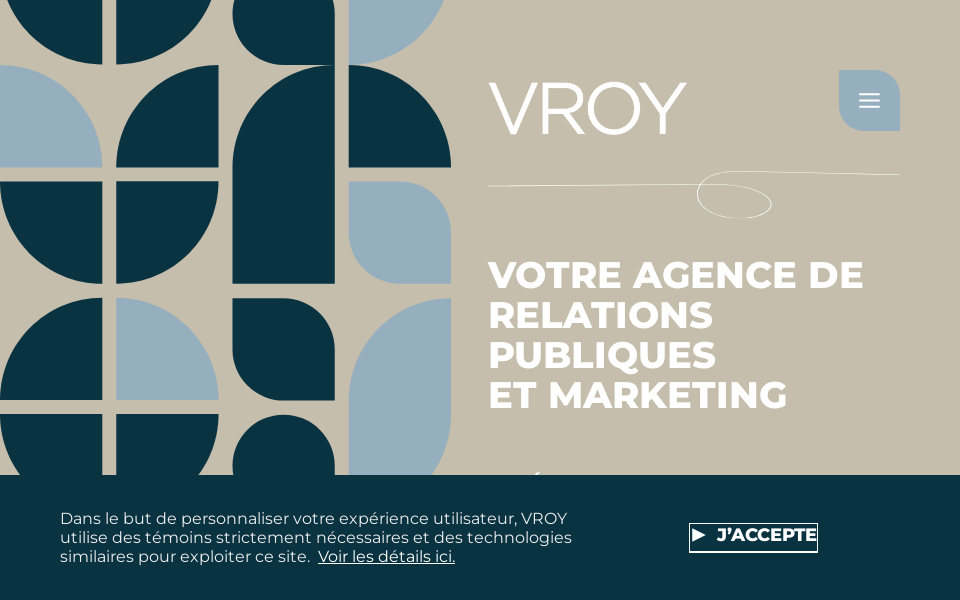 vroy.com/ screen capture