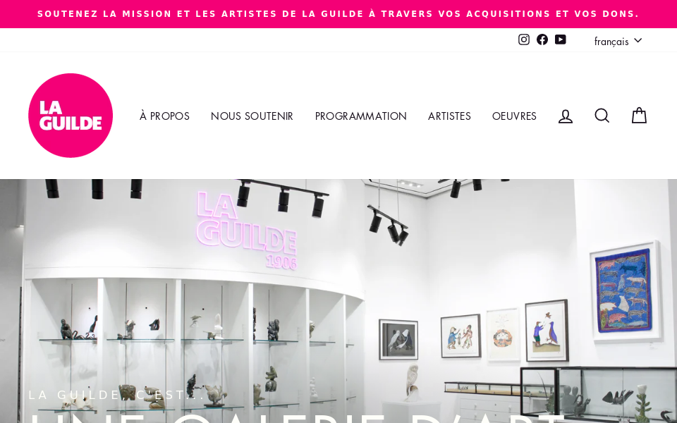 laguilde.com/ screen capture