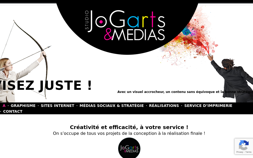 jogartsmedias.com/cible screen capture