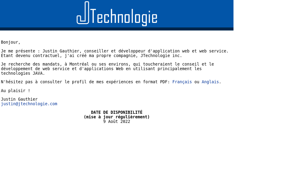 www.jtechnologie.com/ screen capture
