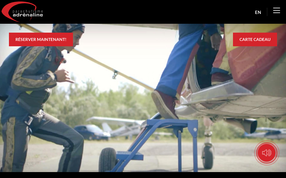 parachuteadrenaline.com/ screen capture