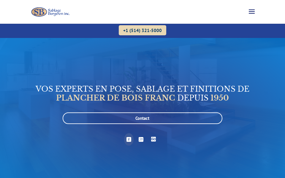 sablagebergeron.com/ screen capture