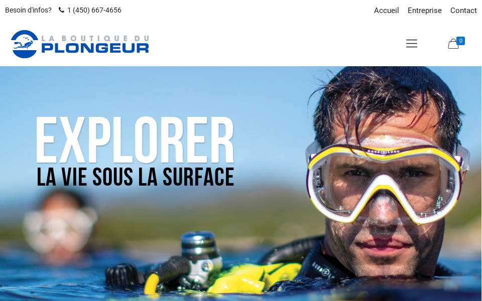 www.boutiqueduplongeur.com/ screen capture