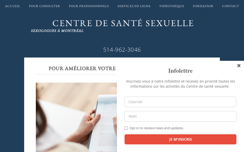 sexologues.ca/ screen capture